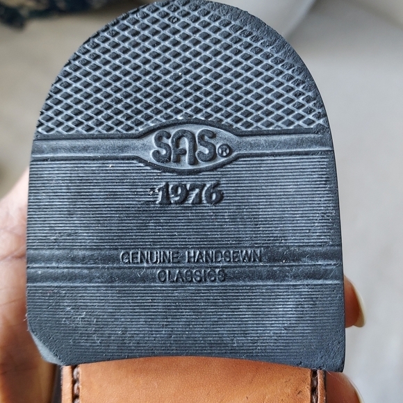 SAS Handsewn Mens Leather Loafers Slip-On Dress Shoes - Picture 8 of 10